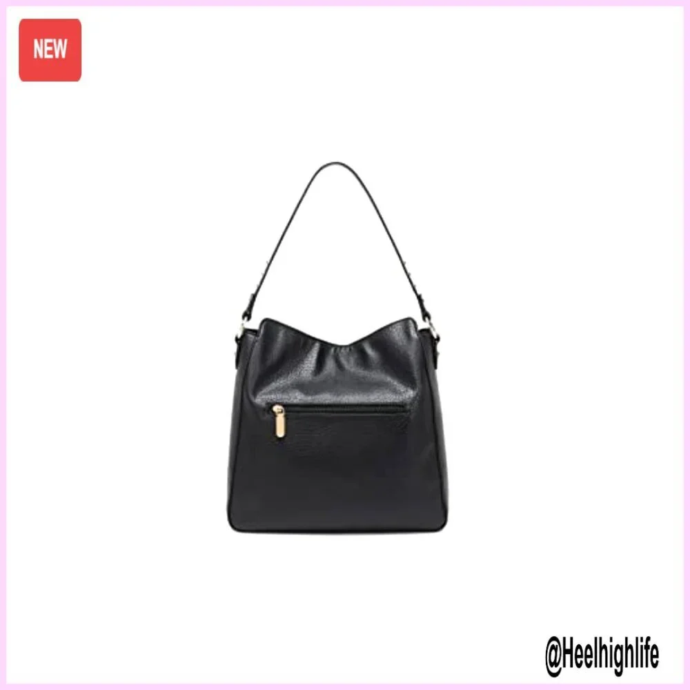 PU Leather Hobo Crossbody Bag Convertible Shoulder Purse Chic Functional